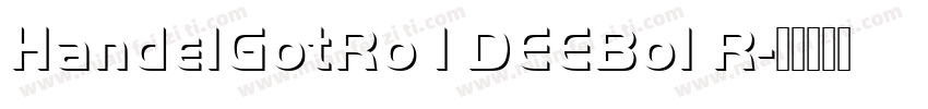 HandelGotRo1DEEBol R字体转换